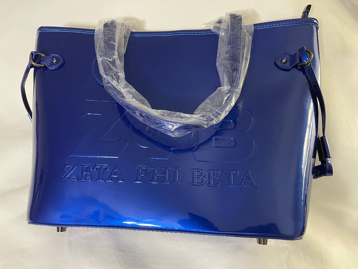 Zeta Patent Leather Handbag