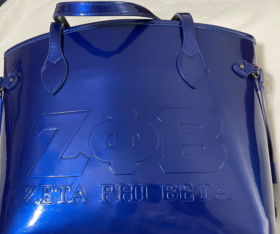 Zeta Patent Leather Handbag